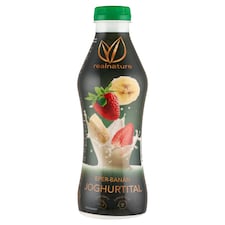 Real Nature eper-banán joghurtital 750 g