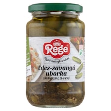Rege édes-savanyú uborka savanyúság 3-6 cm 340 g