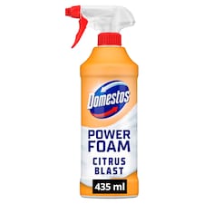 Domestos Power Foam Citrus Blast WC és fürdőszoba tisztító hab 435 ml
