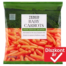 gyorsfagyasztott bébi sárgarépa 450 g