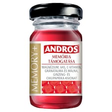 Andros Memory+ ital málnával és gránátalmával és chilipaprika-kivonattal 55 ml