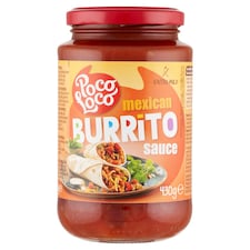 Poco Loco Burrito fűszerezett paradicsomszósz babbal és paprikával 430 g