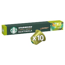Starbucks by Nespresso Guatemala őrölt pörkölt kávé 10 kapszula 52 g
