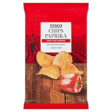 paprika ízű burgonyachips 70 g