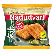 Nádudvari gyorsfagyasztott, elősütött, panírozott rántott sajt jalapeno paprikával 450 g