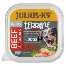 Julius-K9 marha burgonyával teljes értékű eledel felnőtt kutyák számára 150 g
