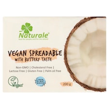 Naturale vegán vaj ízű kókusz olaj alapú kenhető növényi készítmény 200 g