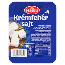 Hajdú krémfehér sajt 185 g