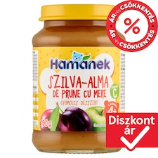 Hamánek szilva-alma gyümölcs bébidesszert 4+ hónapos kortól 190 g
