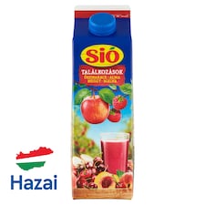 Sió Találkozások rostos őszibarack-alma-meggy-málna vegyes gyümölcsital 1 l