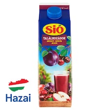 Sió Találkozások rostos meggy-szilva-alma gyümölcsital 1 l