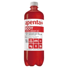 Apenta+ Body arónia-meggy ízű szénsavmentes energiamentes üdítőital édesítőszerekkel 750 ml