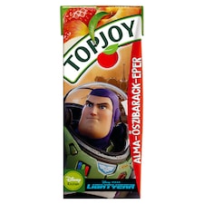 Topjoy szénsavmentes alma-őszibarack-eper ital hozzáadott vitaminokkal 200 ml
