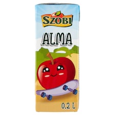 Szobi szűrt almaital cukorral és édesítőszerekkel 0,2 l