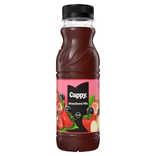 Cappy Eper mix gyümölcsital gyümölcslével és gyümölcspürével cukorral és édesítőszerekkel 330 ml