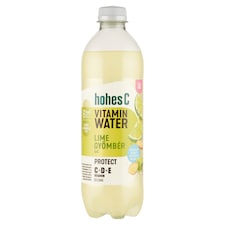 Hohes C Vitamin Water Protect lime-gyömbér ízesítésű, gyümölcs-tartalmú szénsavas üdítőital 0,5 l