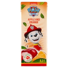 Paw Patrol alma és narancs nektár sűrítményből édesítőszerrel 0,2 l