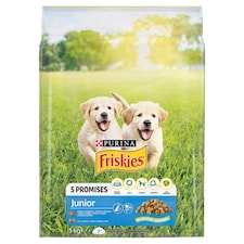 Purina Friskies Junior csirkével, zöldségekkel és tejjel száraz kutyaeledel 3 kg
