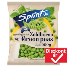 Sprint gyorsfagyasztott zöldborsó 1000 g