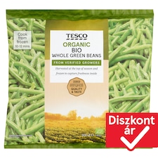 bio, gyorsfagyasztott zöld hüvelyű egész zöldbab 300 g