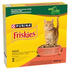 Friskies száraz macskaeledel marhával, csirkével és zöldségekkel 800 g