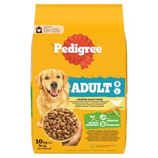 Pedigree teljes értékű szárazeledel felnőtt kutyák számára baromfival és zöldségekkel 10 kg