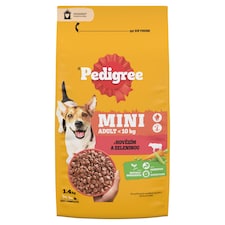 Pedigree Mini Adult teljes értékű szárazeledel felnőtt kutyák számára marhával zöldségekkel 1,4 kg