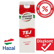 Magyar és Finom tej 2,8% 1 l