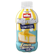 Müller Müllermilch citromos sajttorta ízesítésű zsírszegény tejital 400 g