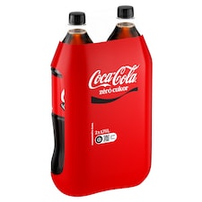 Coca-Cola zéró cukor colaízű energiamentes szénsavas üdítőital édesítőszerekkel 2 x 1,75 l