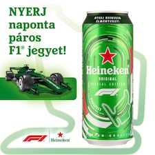 Heineken minőségi világos sör 5% 0,5 l