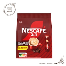 NESCAFÉ 3in1 Classic Smooth & Rich azonnal oldódó kávéspecialitás 24 x 16,5 g (396 g)