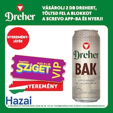 Dreher Bak minőségi barna sör 7,3% 0,5 l