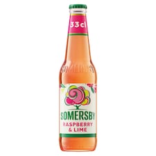 Somersby Raspberry & Lime cider almalé alapú szénsavas alkoholos ital 4,5% 0,33 l