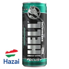 HELL Focus+ mangó-, narancs- és tuttifruttiízű energiaital 250 ml