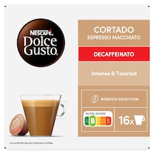 NESCAFÉ Dolce Gusto Cortado Espresso Macchiato koffeinmentes tejes kávékapszula cukorral 16 x 6,2 g
