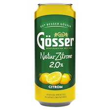 Gösser Natur Zitrone citromos sörital 2,0% 500 ml