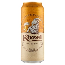 Velkopopovický Kozel Premium Lager minőségi világos sör 4,6% 0,5 l