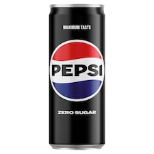 Pepsi Zero colaízű energiamentes szénsavas üdítőital édesítőszerekkel 330 ml