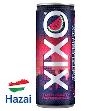 XIXO Tutti Fruity görögdinnye-és tuttifruttiízű, szénsavas üdítőital 250 ml