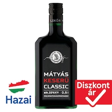 Mátyás Classic keserű likőr 33% 0,5l