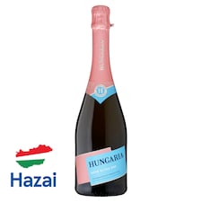 Hungaria Rosé palackban erjesztett különlegesen száraz rosé minőségi pezsgő 12% 0,75 l