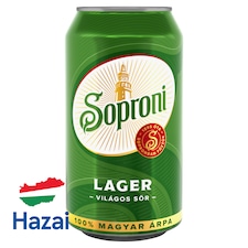 Soproni Klasszikus világos sör 4,5% 330 ml