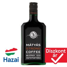 Mátyás Strong Coffee kávés keserű likőr 37% 0,5l