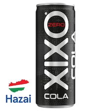 XIXO Cola Zero kólaízű, szénsavas üdítőital édesítőszerekkel 250 ml