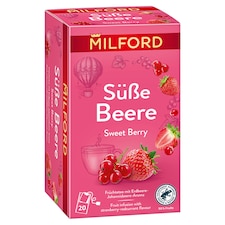 Milford földieper-ribizli ízű gyümölcstea 20 filter 40 g
