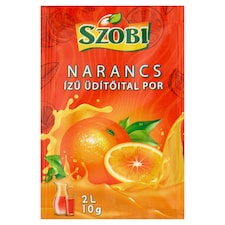 Szobi narancs ízű üdítőital por 10 g