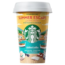 Starbucks Summer Escape arabica félzsíros kávés tejital természetes aromákkal 220 ml