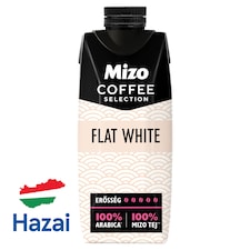 Mizo Coffee Selection Flat White UHT zsírszegény kávés tej 250 ml