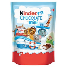 Kinder Chocolate Mini tejcsokoládé szelet tejes krémmel töltve 20 x 6 g (120 g)